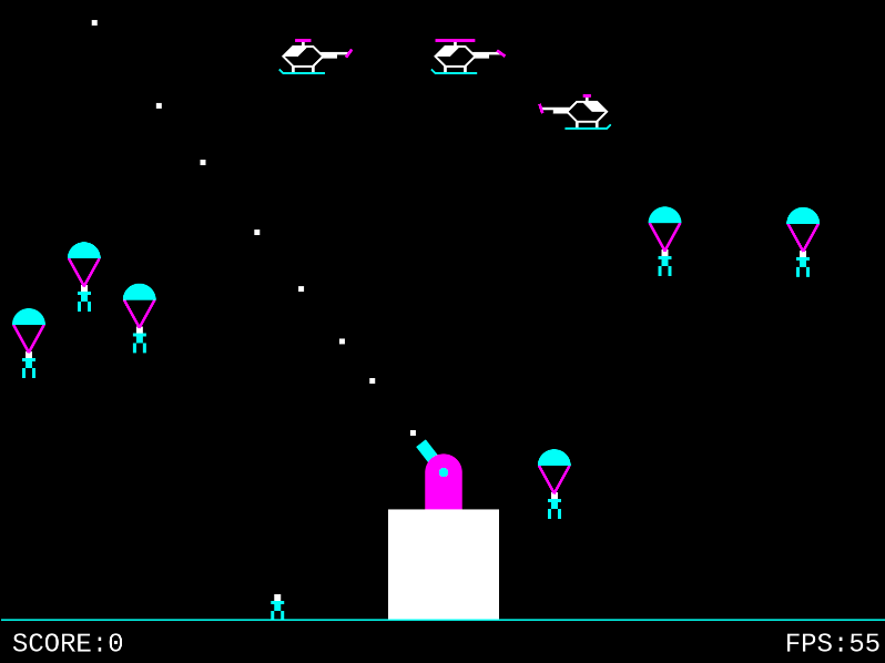 Paratrooper is a game from 1982.